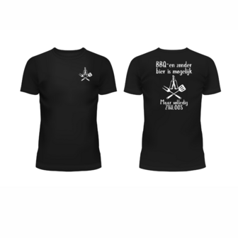 BBQ-en zonder bier - T-shirt