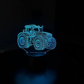 Lamp Tractor - 3-D illusie - 7 kleuren