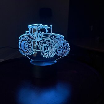 Lamp Tractor - 3-D illusie - 7 kleuren