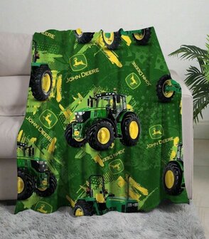 John Deere Fleece Deken - 3