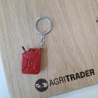 Metalen sleutelhanger / olievat / jerrycan