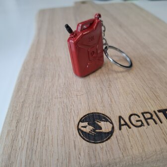 Metalen sleutelhanger / olievat / jerrycan