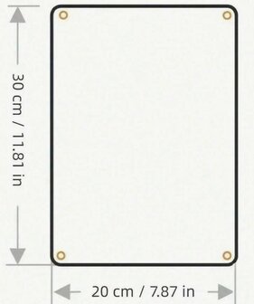 Metalen wandbord - John Deere