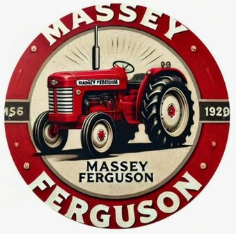 Metalen wandbord - Massey Ferguson