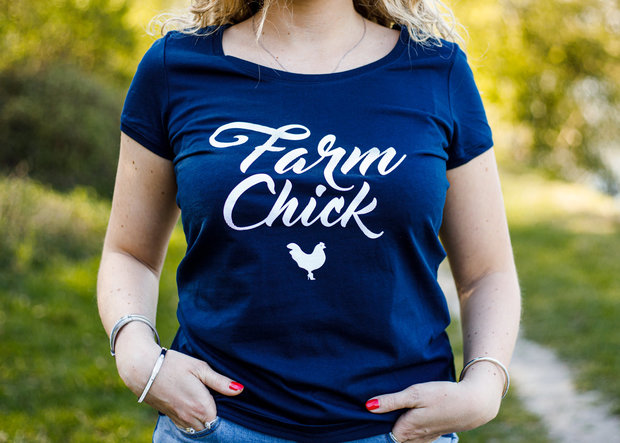 Farm Chick dames T-shirt