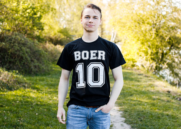 Zwart T-shirt Boer 10 - Agri Trader