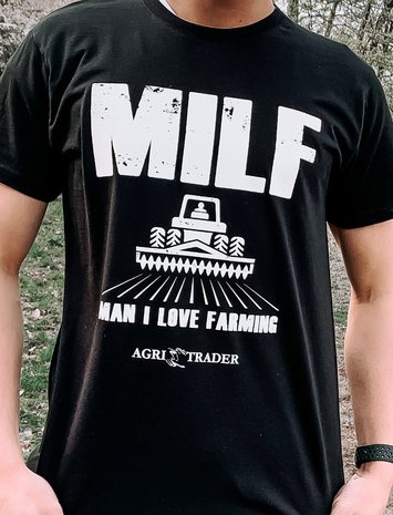 t-shirt MILF tekst