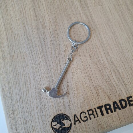 Metalen sleutelhanger - gereedschapsset