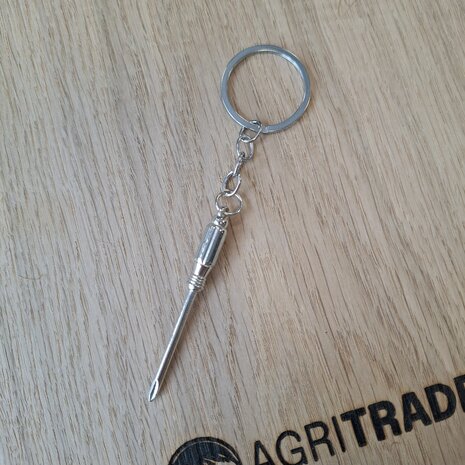 Metalen sleutelhanger - gereedschapsset