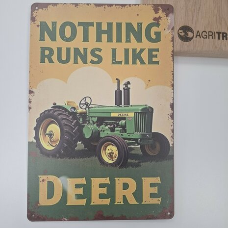 Metalen wandbord - John Deere