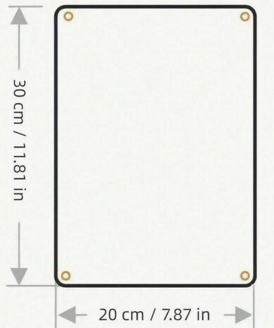 Metalen wandbord - John Deere