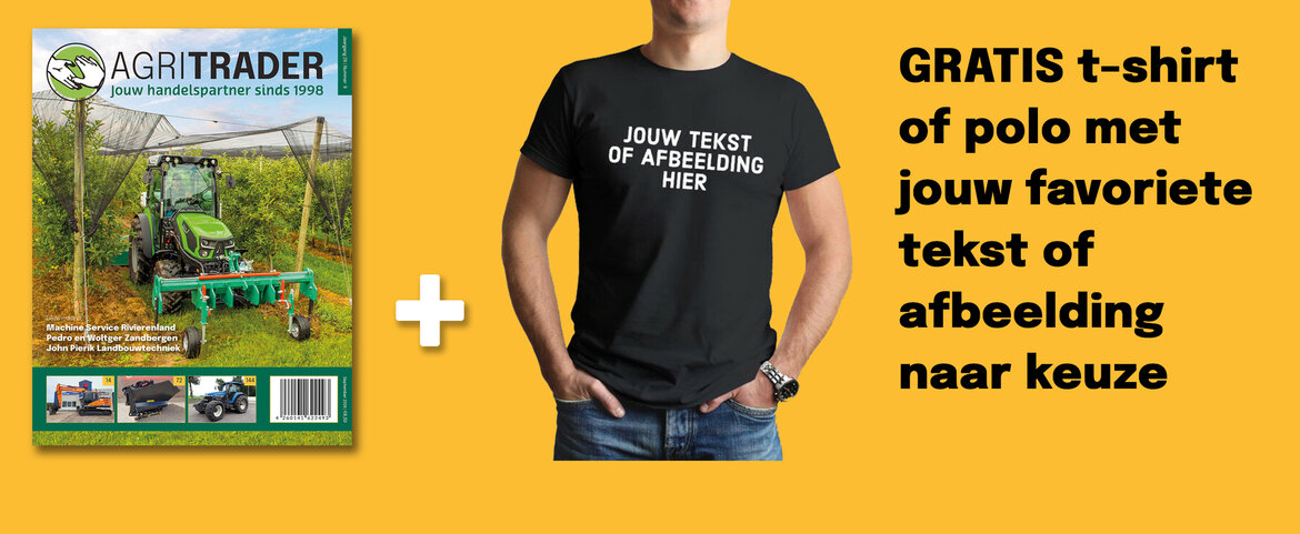 Jaarabonnement + gratis T-shirt voor jezelf of om weg te geven!