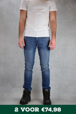 Werkspijkerbroek Cars Douglas Blauw