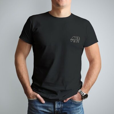 T-shirt of Polo - koe - 7 verschillende ontwerpen (3 kleuren)