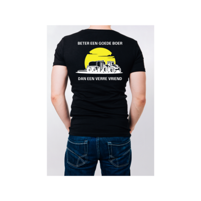 T-shirt of Polo -  Beter een goede boer, dan een verre vriend -  (3 kleuren)