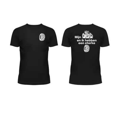 T-shirt of Polo -  Mijn tractor en ik hebben een sterke band -  (3 kleuren)
