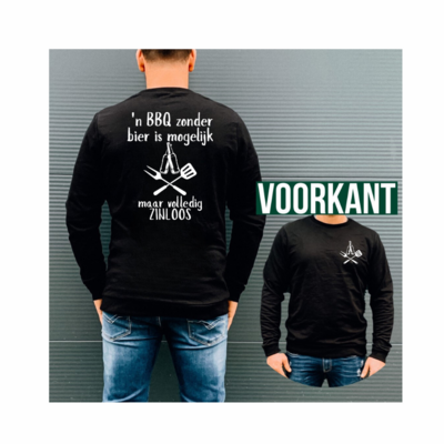 Trui "n BBQ zonder bier is mogelijk, maar volledig zinloos"