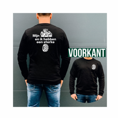 Trui "Mijn tractor en ik hebben een sterke band"