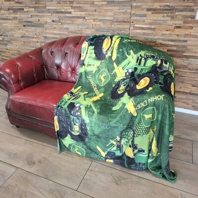 Fleece Deken - John Deere - 150 x 200 cm